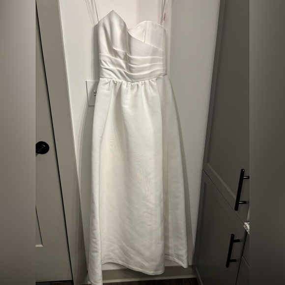 Amsale Jamie Dress in Ivory, Size 0 - Picture 6 of 15